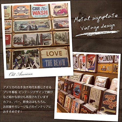 Amazon.co.jp: ブリキ看板ワーゲンバス VW レトロ van-1-016